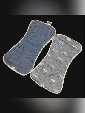 Keababies Organic & Muslin Burp Cloth 2 Piece Baby Burp Cloths